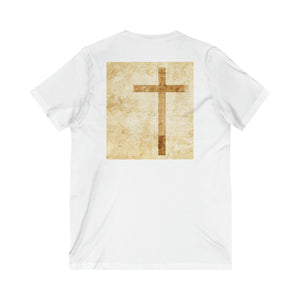 Unisex Jersey Short Sleeve V-Neck Tee