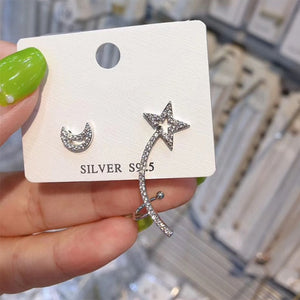 2020 New Angel wings Rhinestone Hanging Dangle exquisite Exaggerated Fashion Stud Earrings elegant Prevent Allergy Earrings