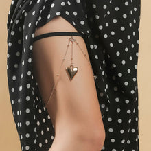 Bohemian Boho Gold Color Metal Beaded Chain Thigh Chain For Women Big Snake Pendants Leg Chain Body Jewelry Beach Style Gift