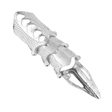 2020 NEW Fashion Cool Men Boys Punk Gothic Rock Scroll Joint Armor Knuckle Metal Full Finger Rings Gold Cospaly DIY Rings