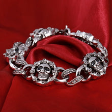 ZOSHI New Arrival Men Stainless Steel Bracelet Bangle Punk Men Jewelry Accessories Male Leopard Wolf Charm Wristband Pulseira