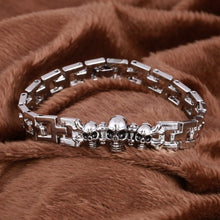 ZOSHI New Arrival Men Stainless Steel Bracelet Bangle Punk Men Jewelry Accessories Male Leopard Wolf Charm Wristband Pulseira