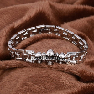 ZOSHI New Arrival Men Stainless Steel Bracelet Bangle Punk Men Jewelry Accessories Male Leopard Wolf Charm Wristband Pulseira