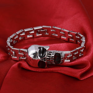 ZOSHI New Arrival Men Stainless Steel Bracelet Bangle Punk Men Jewelry Accessories Male Leopard Wolf Charm Wristband Pulseira