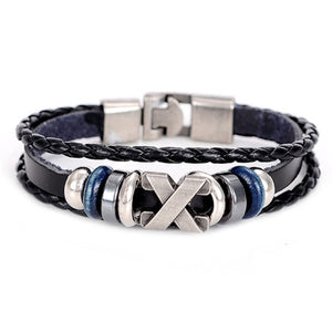 ZOSHI New Arrival Men Stainless Steel Bracelet Bangle Punk Men Jewelry Accessories Male Leopard Wolf Charm Wristband Pulseira