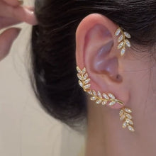 Silver Plated Metal Butterfly Ear Clips Without Piercing For Women Sparkling Zircon Ear Cuff Clip Earrings Wedding Jewelry