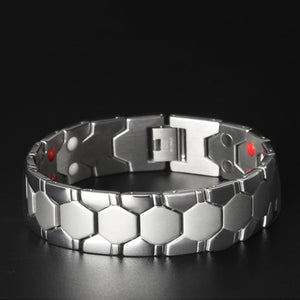 Men Braided Magnetic Bracelet Arthritis Health Energy Bracelet Male Gift Energy Therapy Magnets Bracelet for Men Wholesale