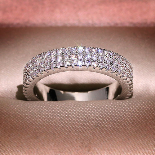 14K White Gold FL Diamond Ring for Women Fine Anillos De Bizuteria Wedding Natural Gemstone 14 K Gold Jewelry Cushion Zirconia